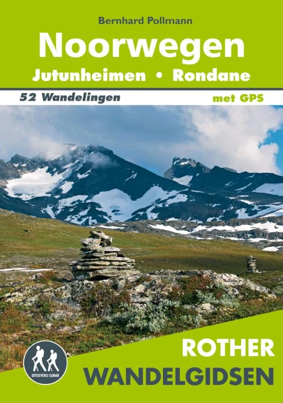 Rother wandelgids Noorwegen ¿ Jotunheimen - Rondane – Bernhard Pollmann – boek cover